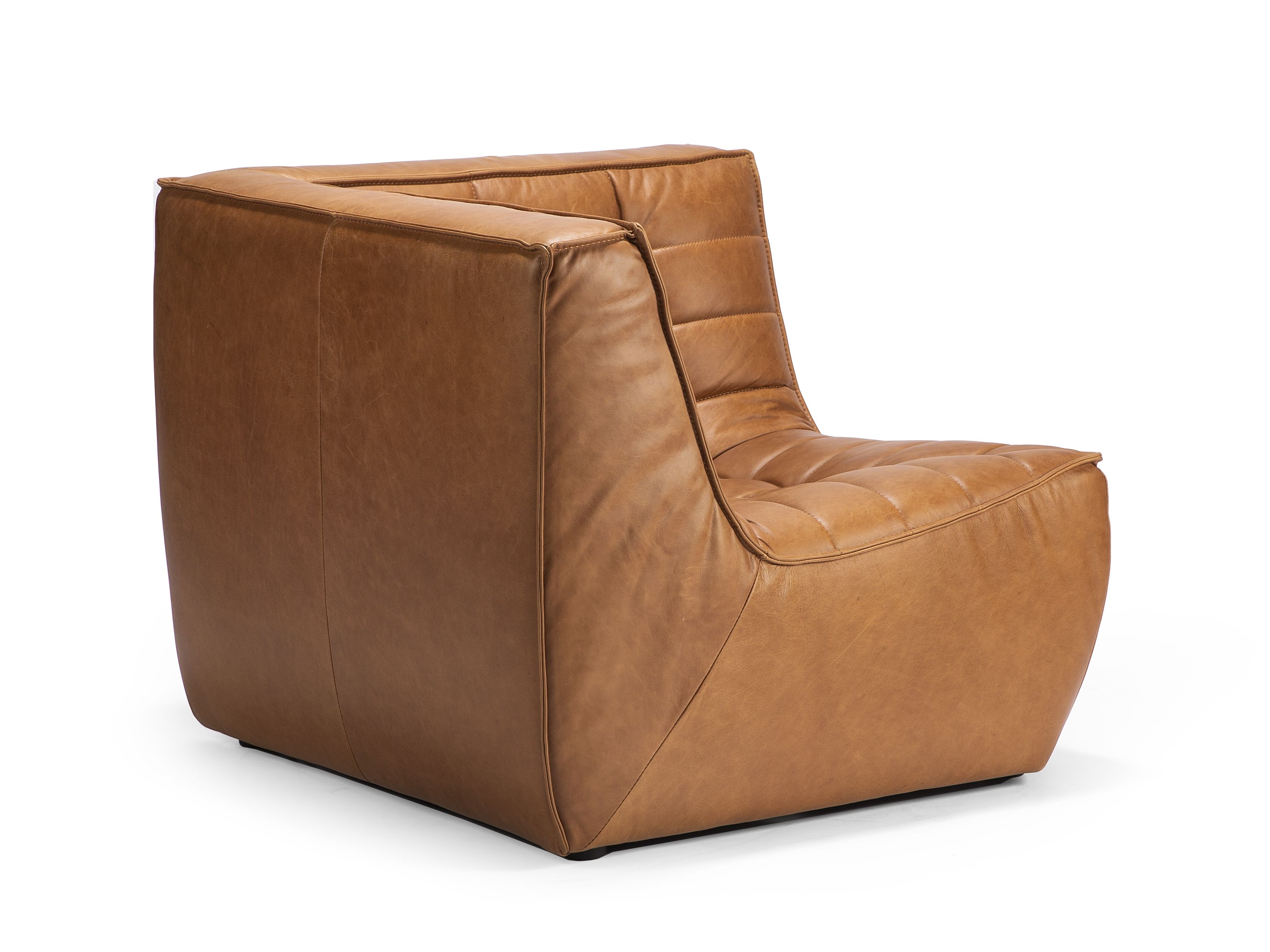 Кожаное угловое кресло Ethnicraft N701 ARCH-00006332 - Вид №2