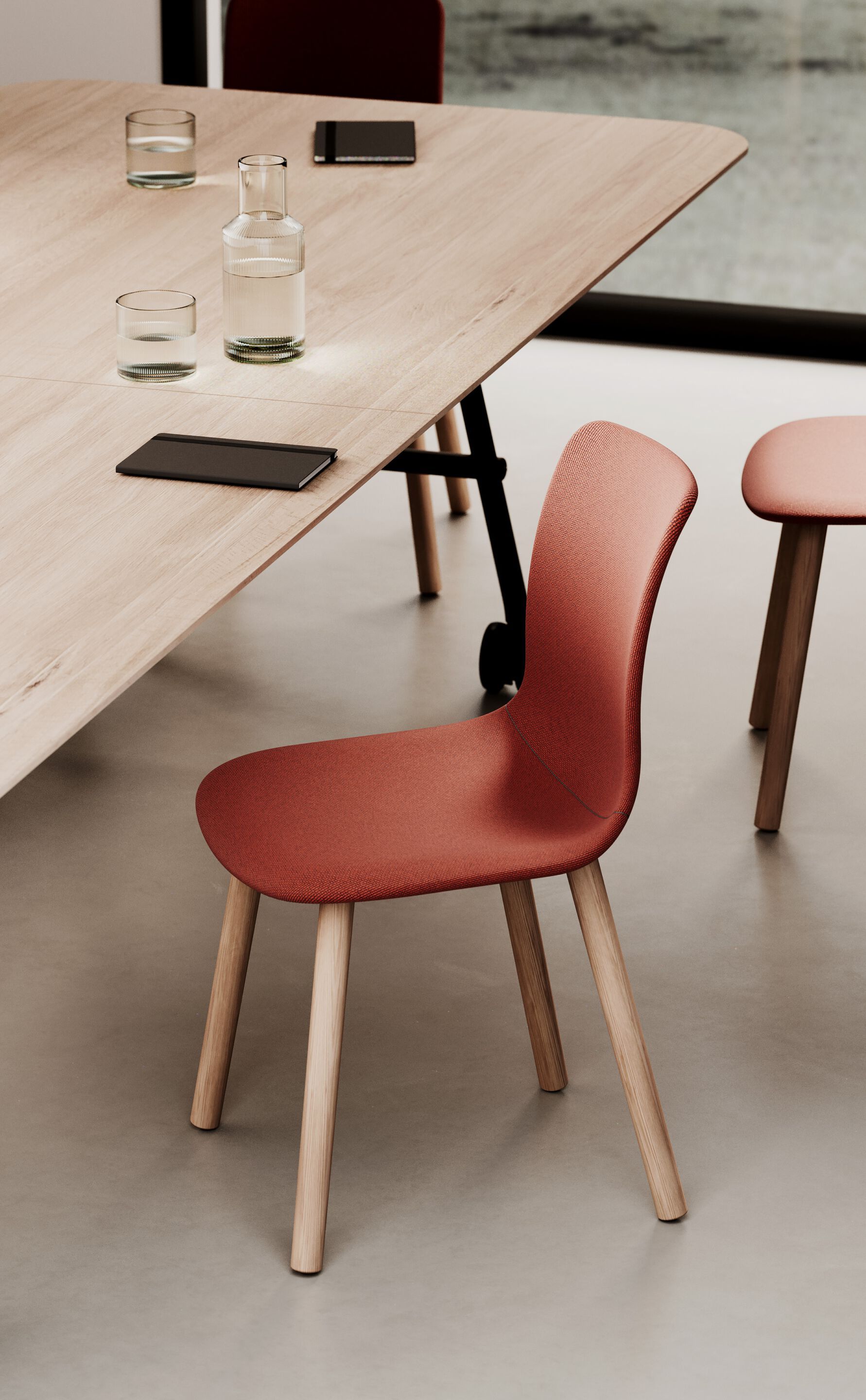 Мягкий стул из ткани IBEBI Nume ARCH-00130616 - Вид №2