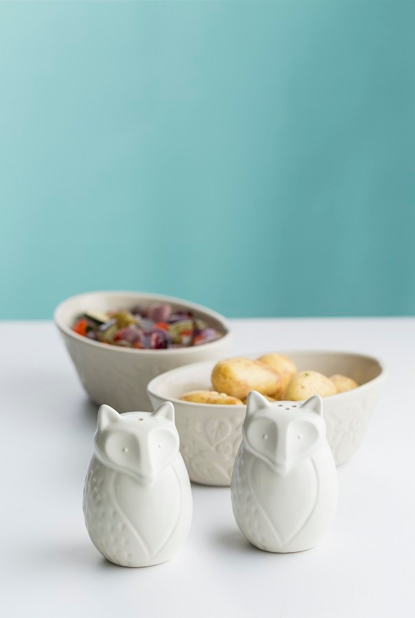 Перечница керамическая 10 см белая In the Forest Fox MASON CASH ДИЗАЙНЕРСКИЕ 00-3870445 Белый  - Вид №1