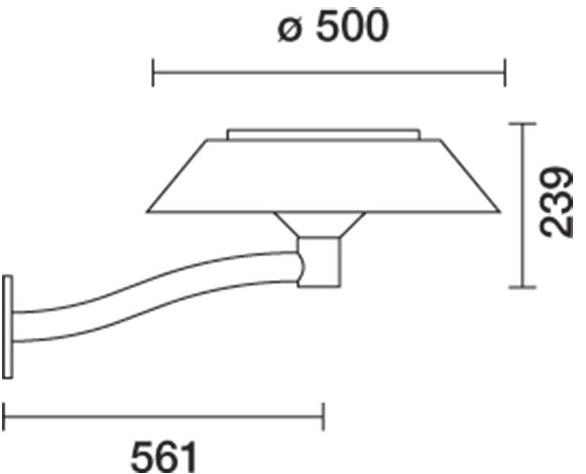 iGuzzini Настенный светодиодный уличный фонарь из литого алюминия Twilight sun-id-1429653 - Вид №1