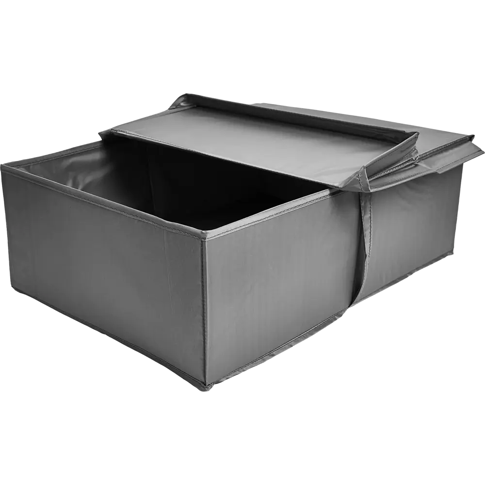 Santreyd — Складной короб для хранения с крышкой, серый 85817680 STLM-1089024 - Вид №2