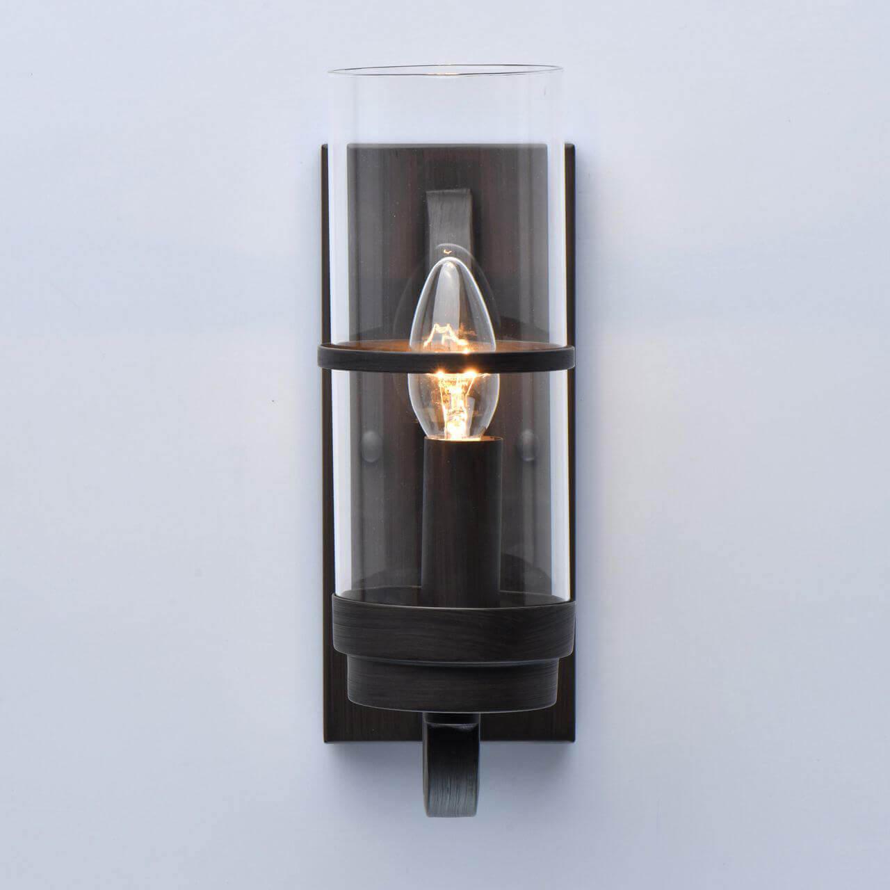 Бра со стеклянным плафоном черное "Замок" 249028501 MW-LIGHT ЗАМОК 00-3929539 Прозрачный;черный  - Вид №2