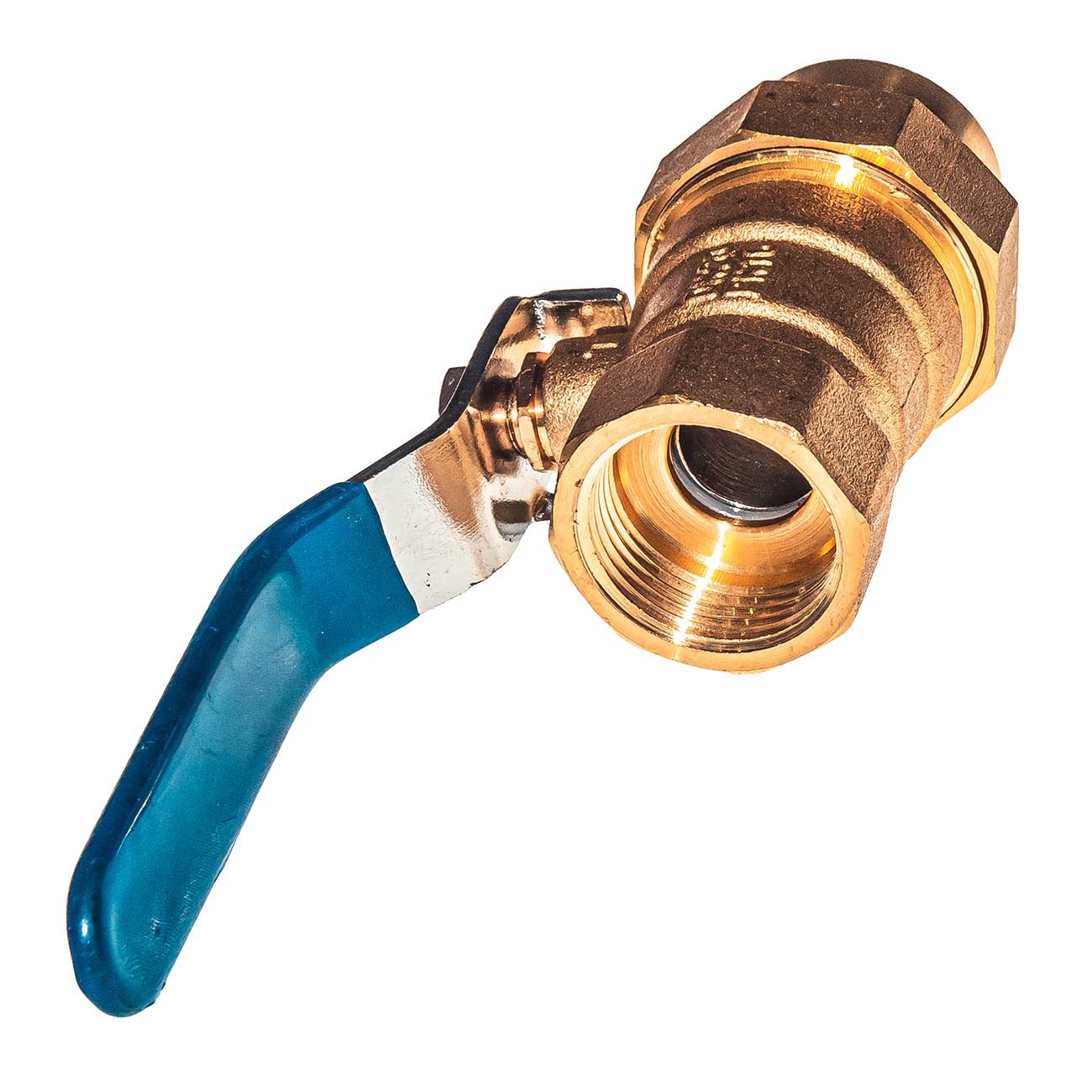 21202 Кран шаровой американка в/в 3/4" ручка, латунь LAB.Space  - Вид №2