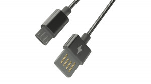 566117 Кабель RCC-416 Metal Grey (USB - Micro-USB) Ritmix