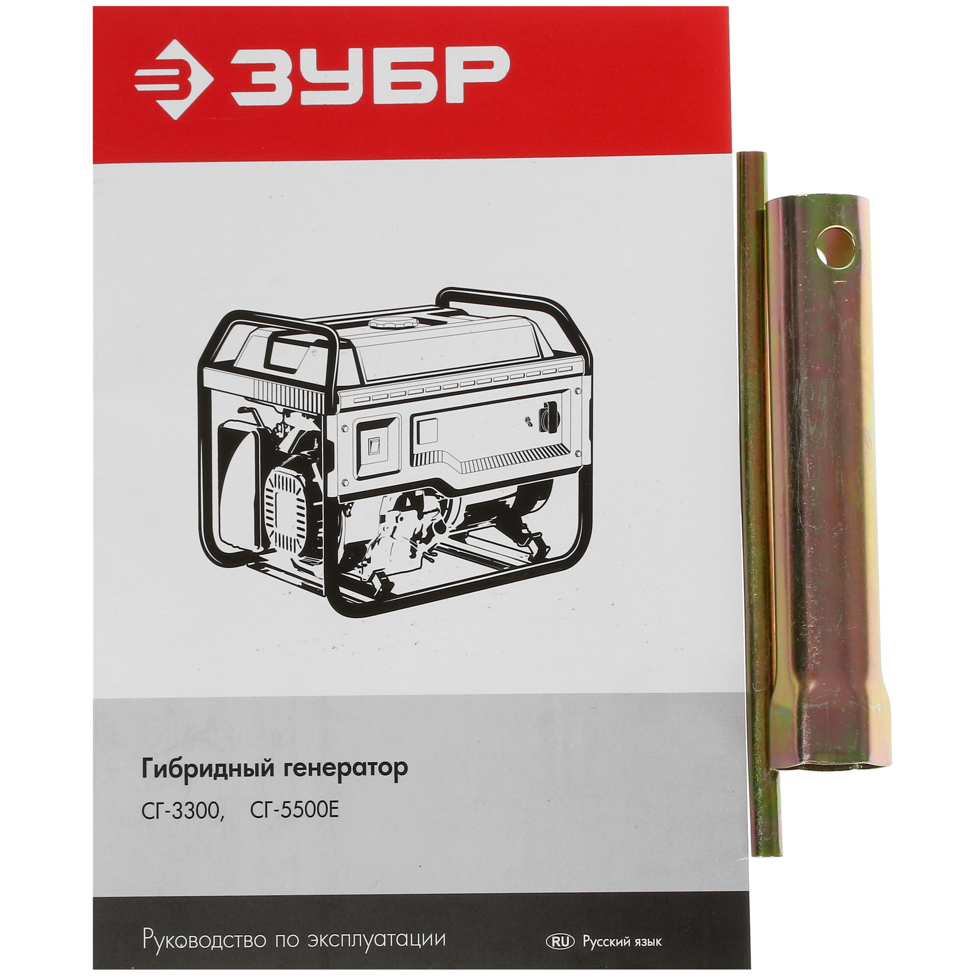 Электрогенератор бензиново-газовый   Зубр СГ-3300 5307666 STDN-0133872 - Вид №8