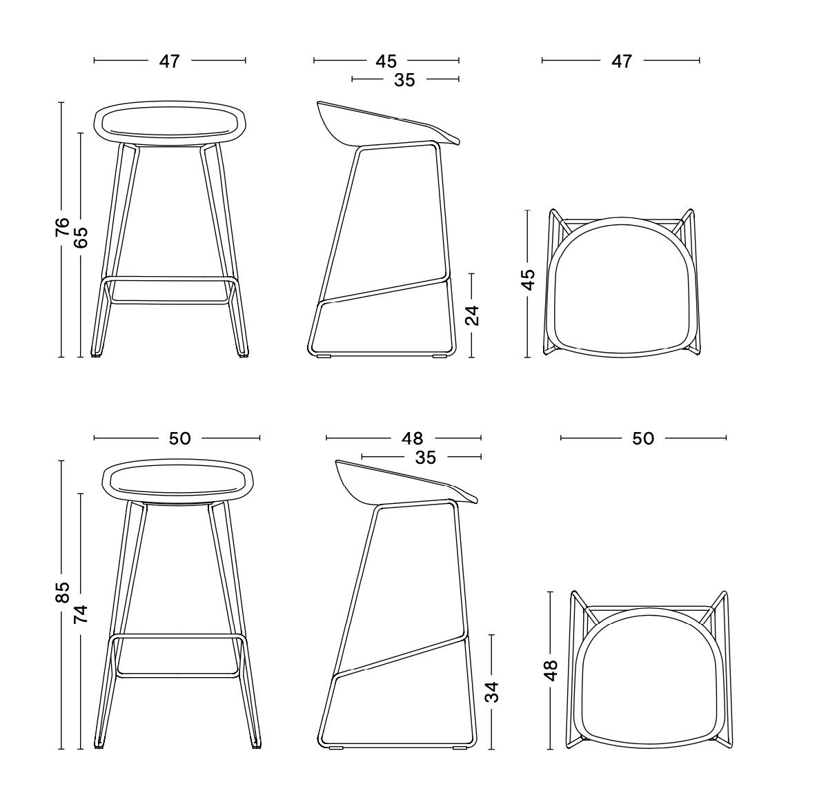 Табурет для саней Hay about a Stool ARCH-00070150 - Вид №15