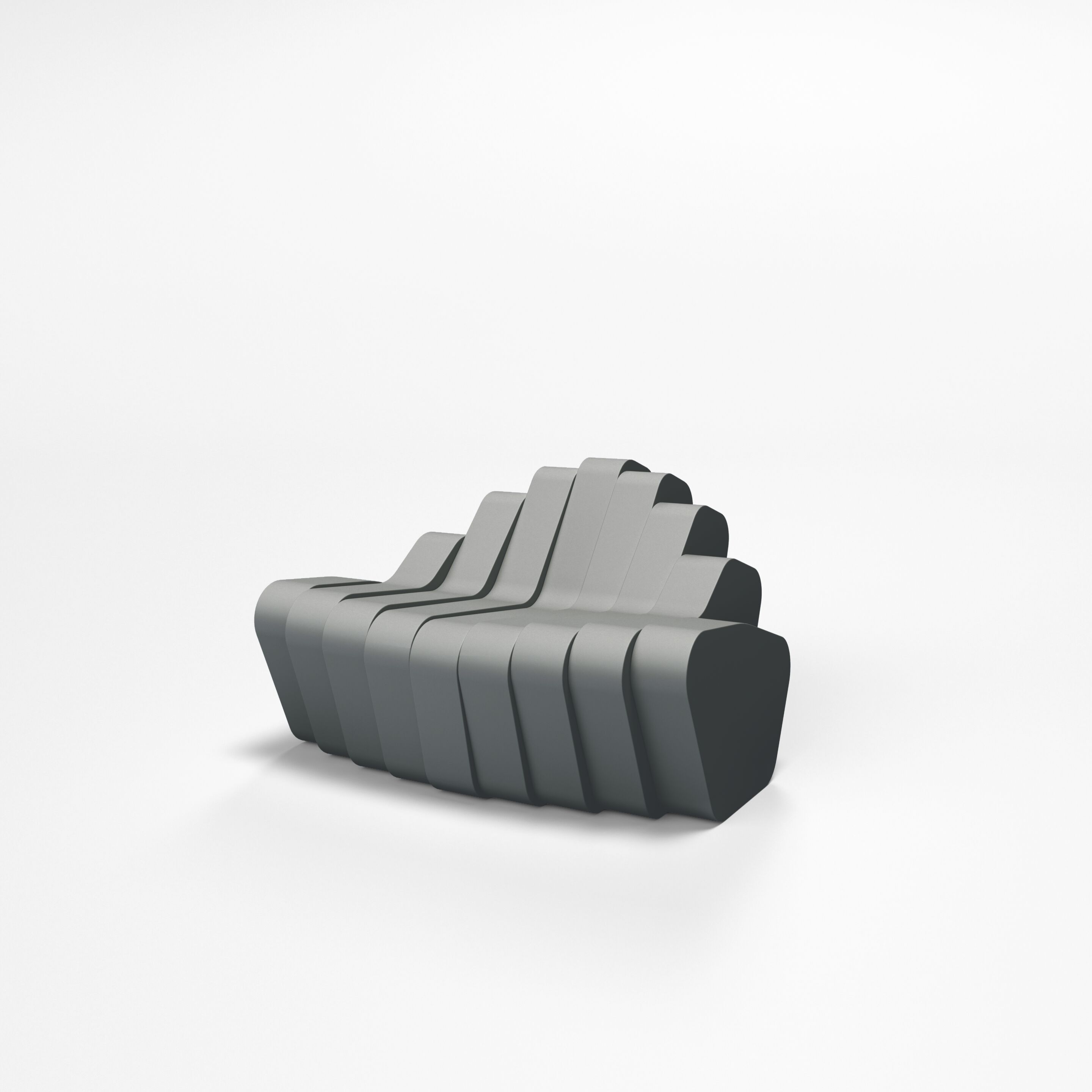 Пенопластовая скамья со спинкой SIXINCH Cliffy ARCH-00009974 - Вид №14