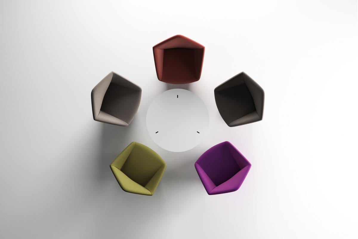 005675 Поворотное кресло Penta Viccarbe  - Вид №5