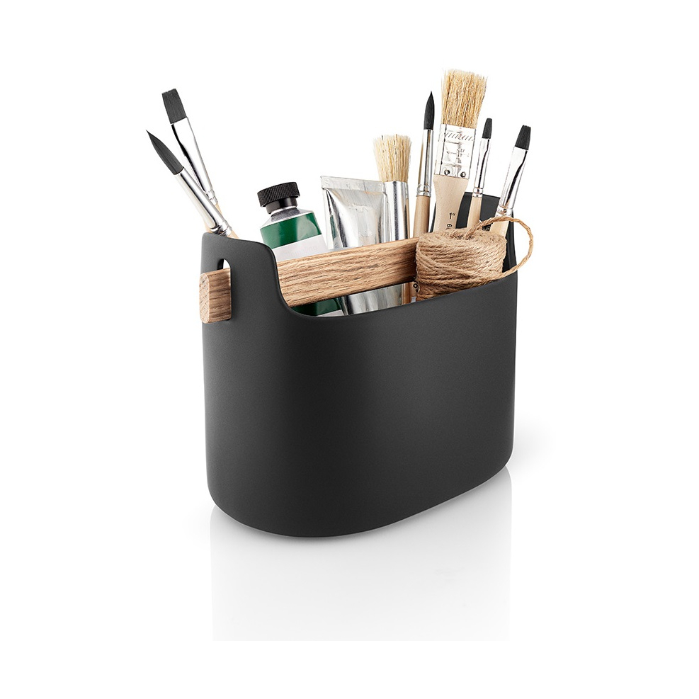 EVA SOLO 520424 Органайзер Toolbox, 15 см, черный Керамогранит, дуб  - Вид №2