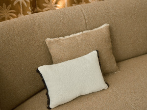 Однотонная ткань букле