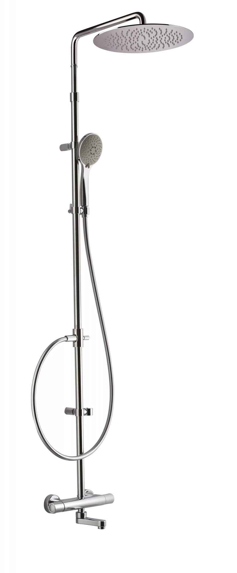 01-1962-N-CR CARIMALI Телескопическая ванна Rigoletto, душевая лейка MySlim 