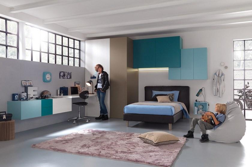 Moretti Compact Модульная березовая спальня для мальчиков sun-id-1503201 - Вид №1