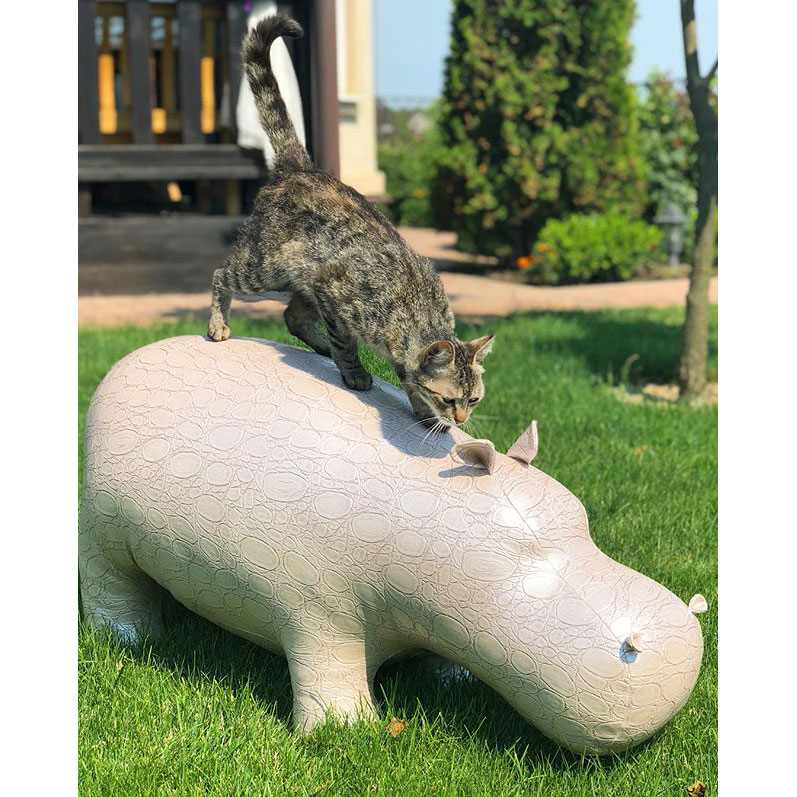 74106 Банкетка Пуф Бегемот большой Жемчуг BOGACHO 4627138152546 - Вид №1