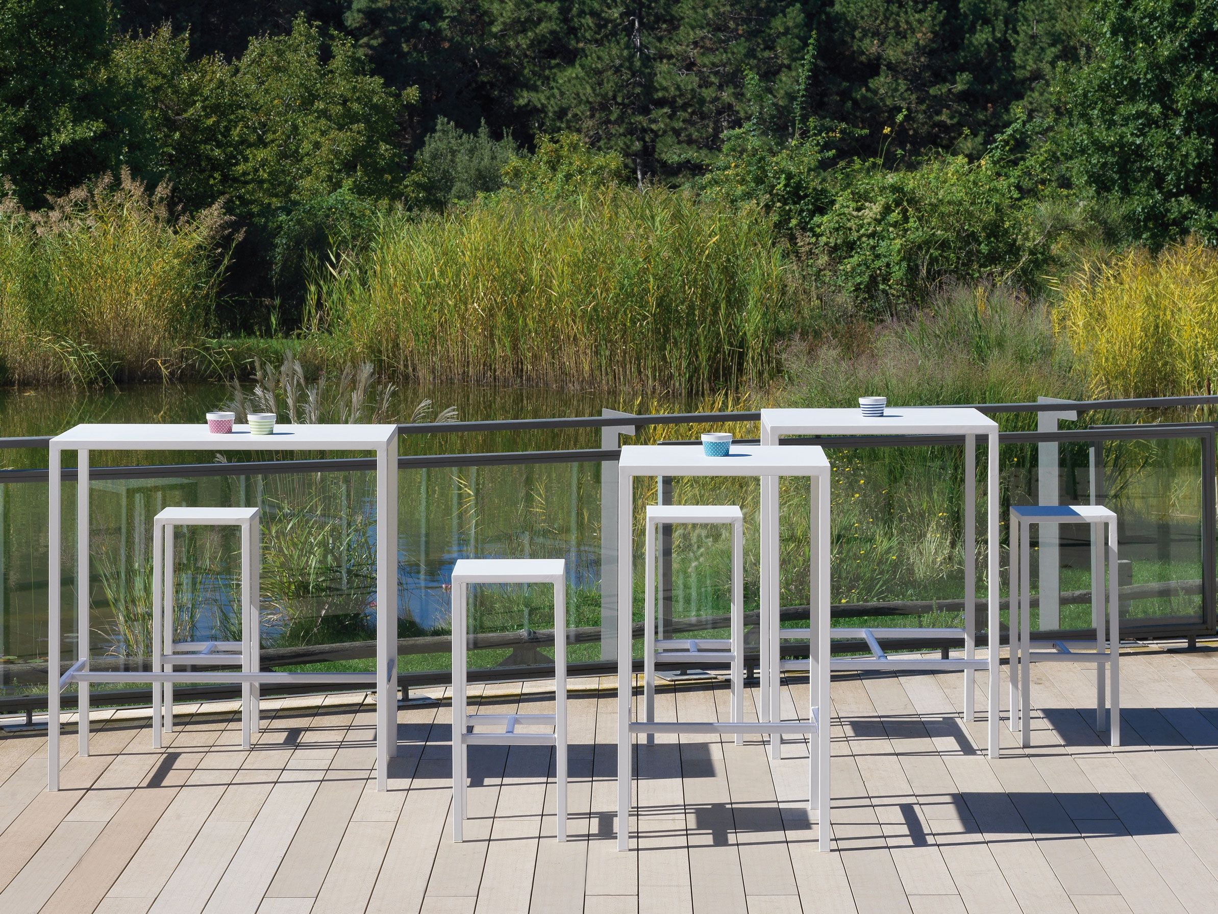 Высокий металлический садовый стул Vermobil Приморская ARCH-00115800 - Вид №3