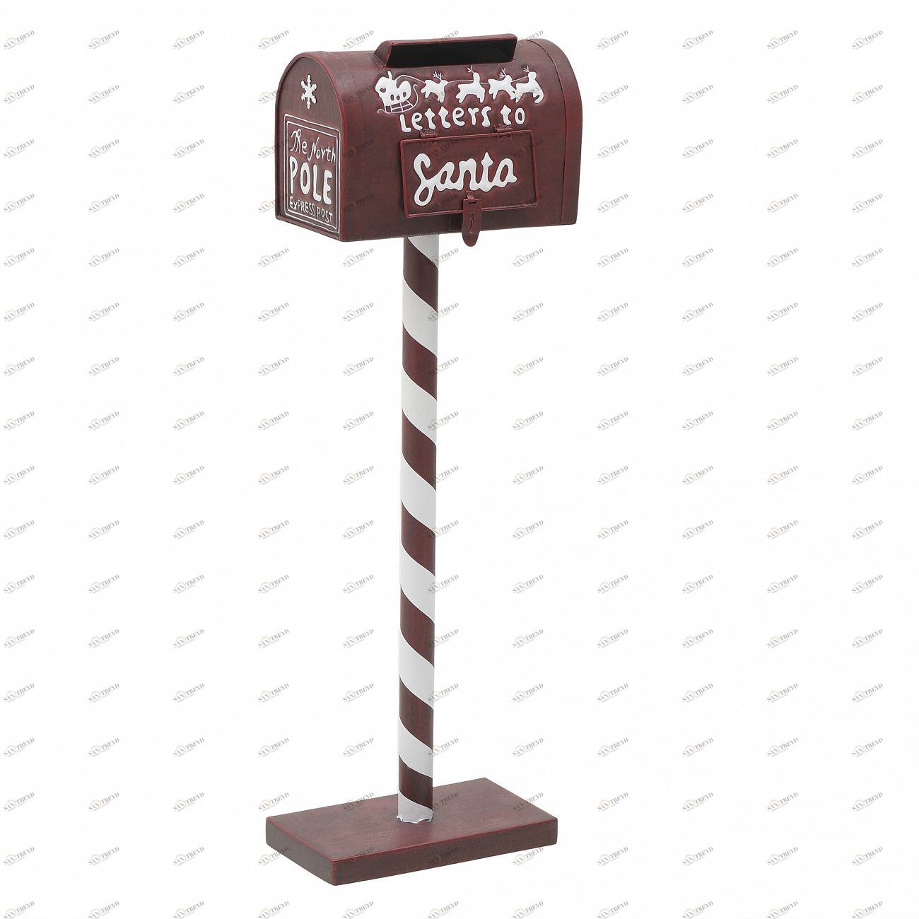 Декор новогодний "Ящик почтовый" красный TO4ROOMS НОВЫЙ ГОД НА ПОРОГЕ, НОВОГОДНИЙ ДЕКОР 214055 Красный 