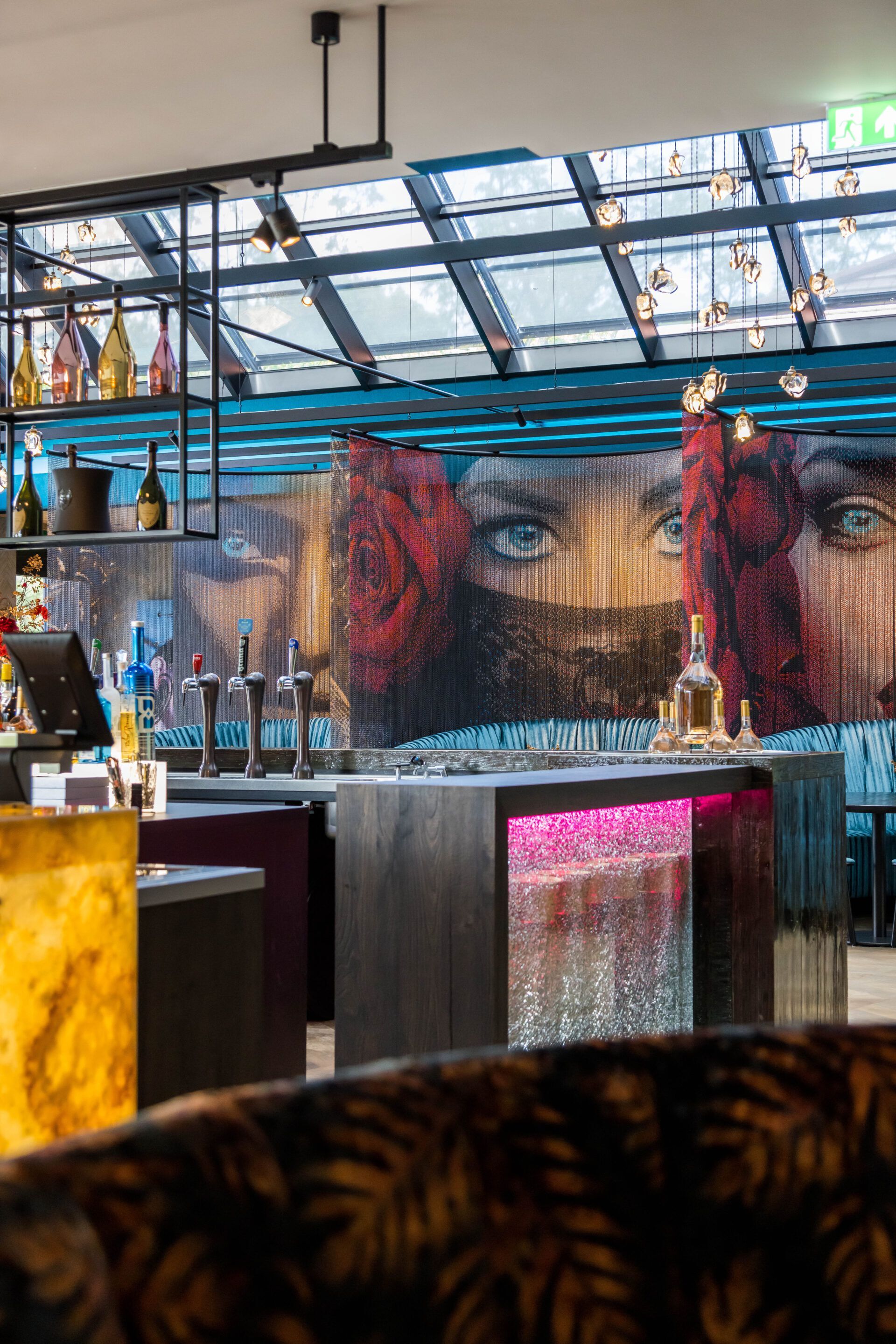 Алюминиевая проволочная палатка Kriskadecor SPACE DIVIDER - RESTAURANT ARCH-00050833 - Вид №12