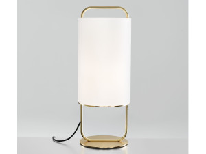 Стальная и стеклянная настольная лампа с диммером