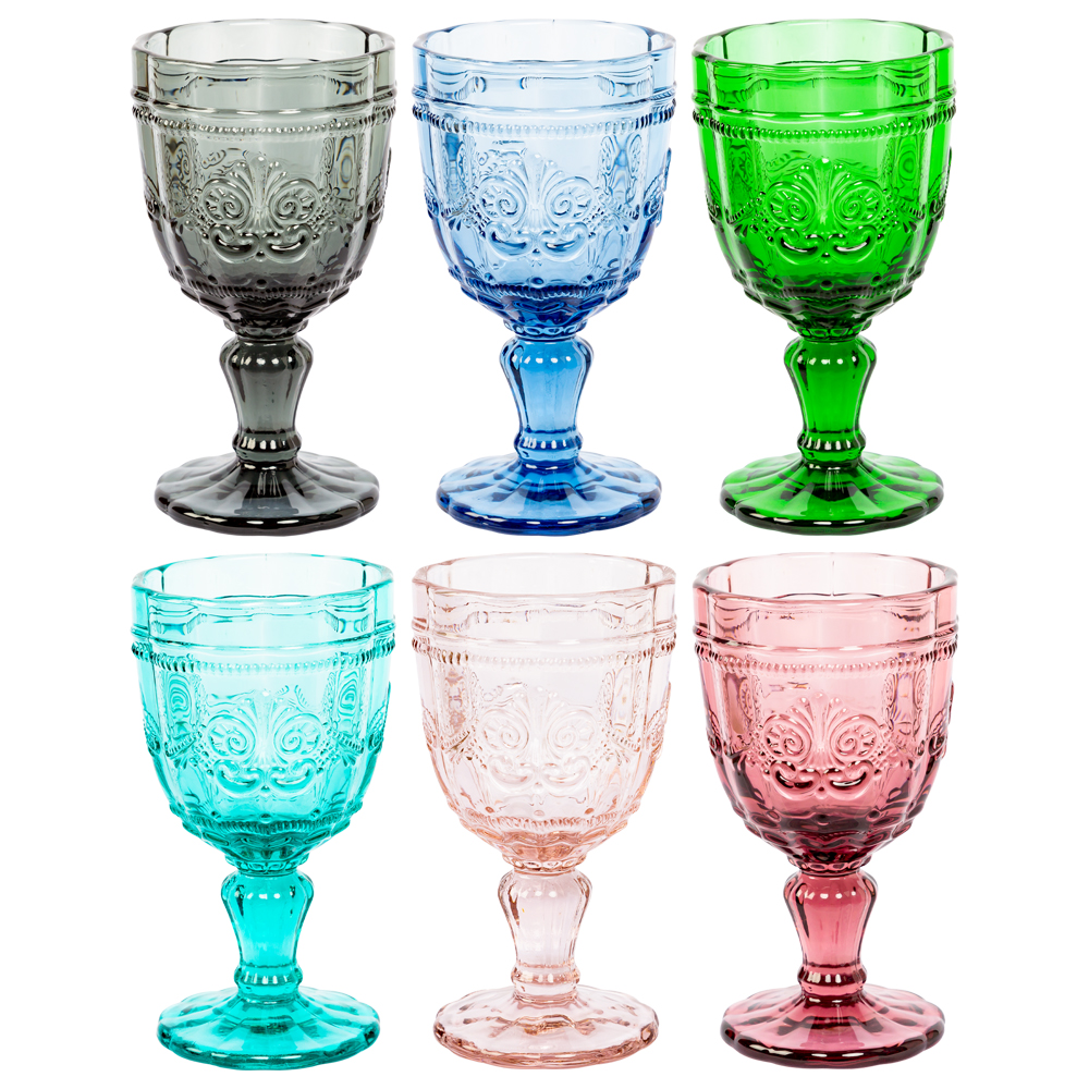 21091725 Комплект бокалов «Венето» (6 штук, 6 цветов) Object Desire Светский прием 