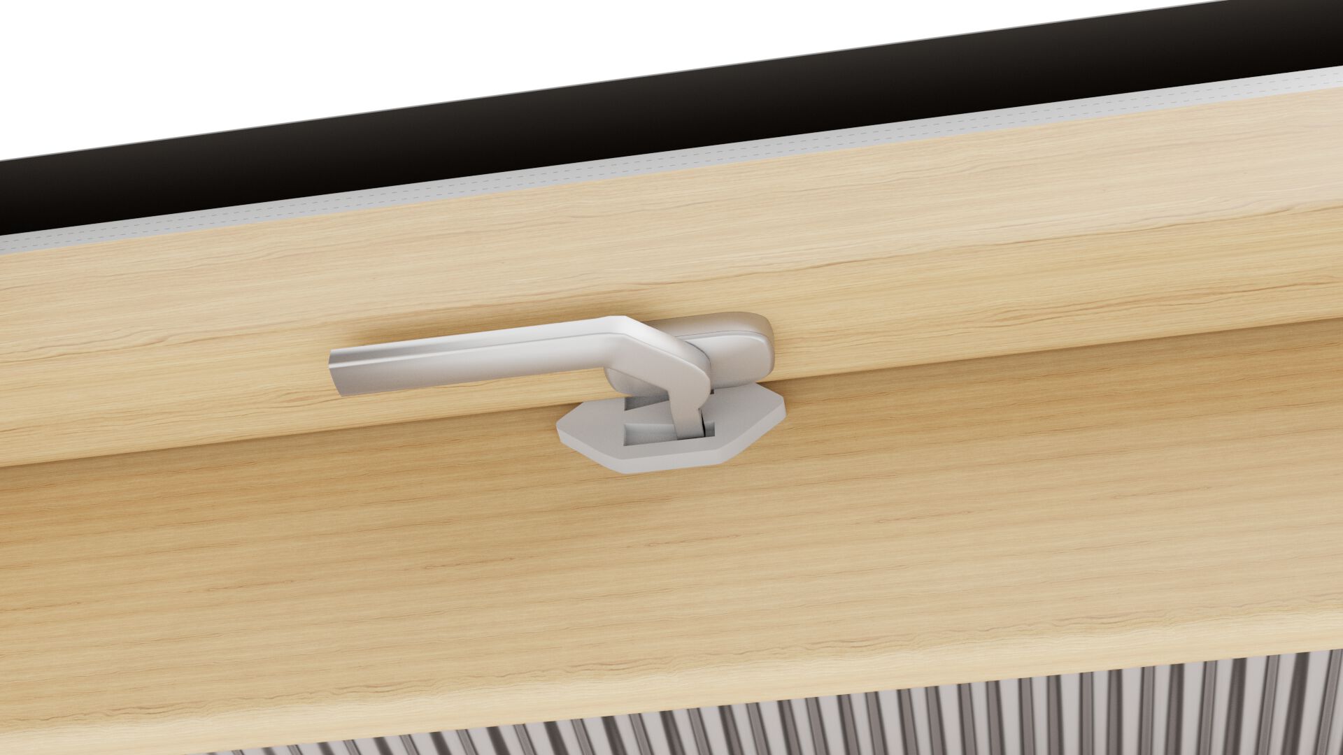 Алюминиевое и деревянное окно с навесной крышей Emica среда обитания ARCH-00060948 - Вид №3