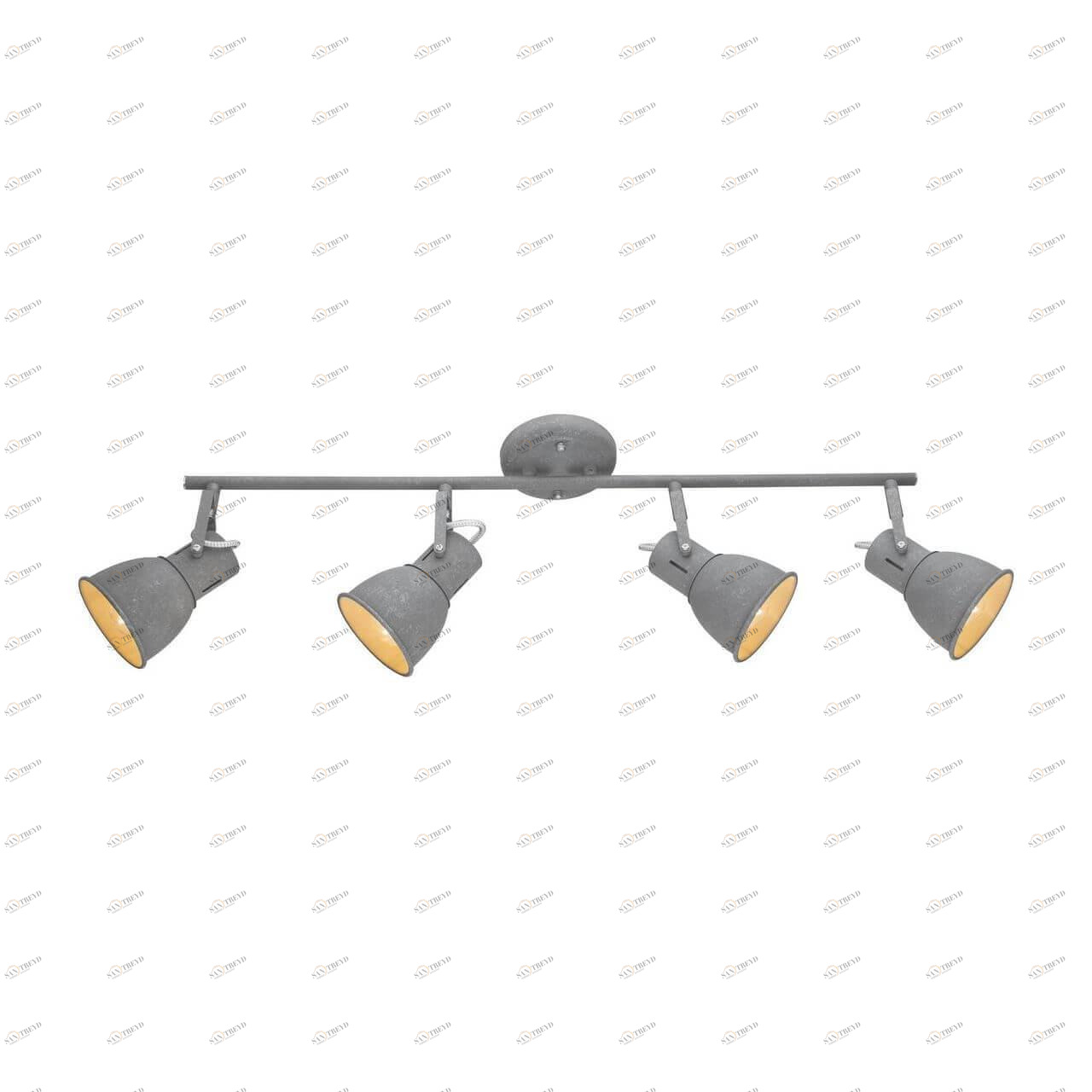 Спот потолочный серый с 4 плафонами Arte Lamp A1677PL-4GY ARTE LAMP 1677 00-3924373 Серый 