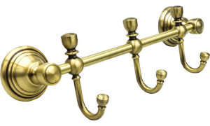 93830028 Крючок для ванной BXG-65705-3 BRONX gold STLM-0581754 BATH PLUS
