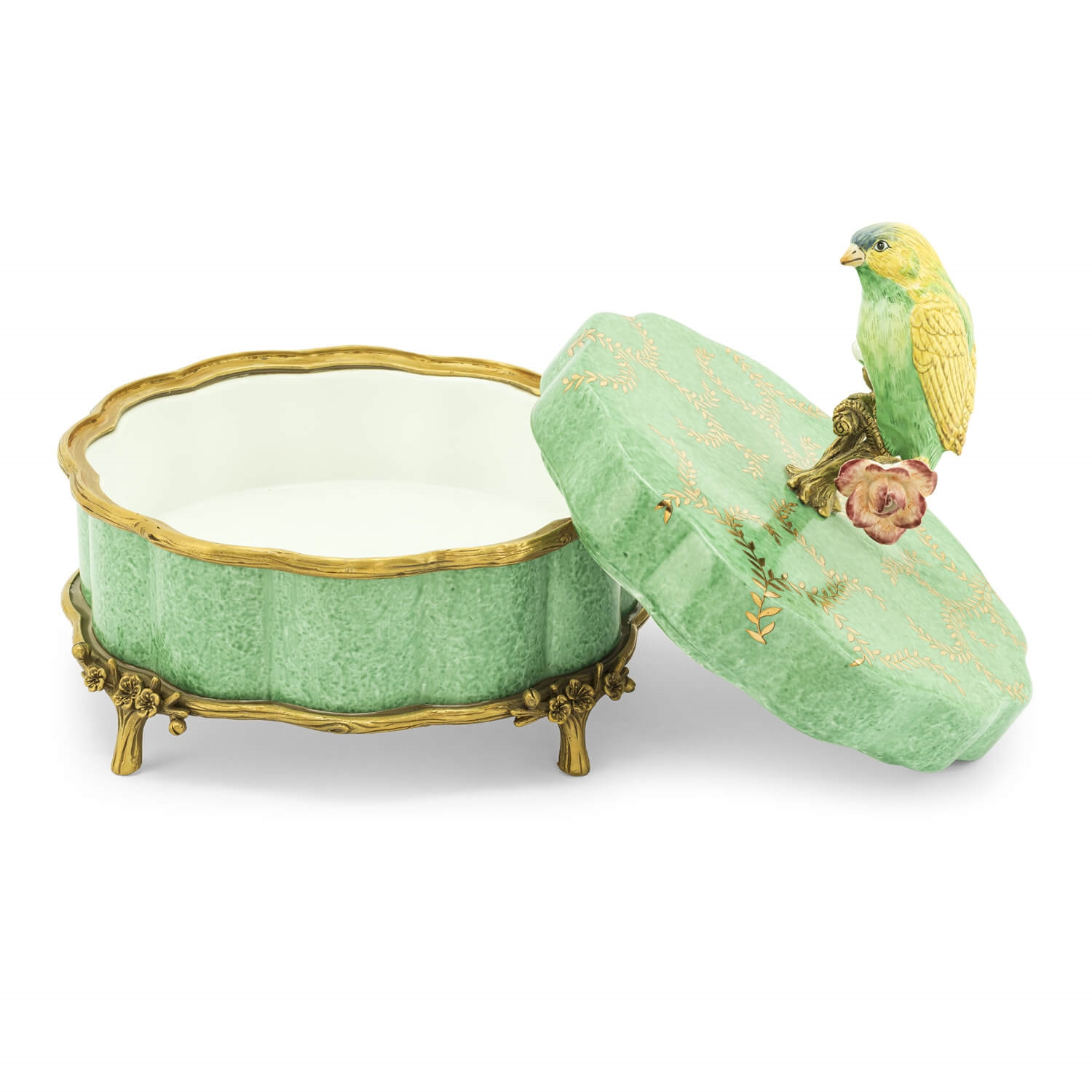 600955-70 ABHIKA КОРОБКА ATLANTA BIRD GREEN  - Вид №1