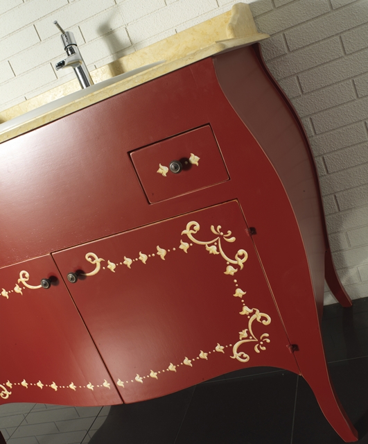 8973 Tifernoit Лакированная и декорированная композиция для ванной комнаты Bagno  - Вид №5