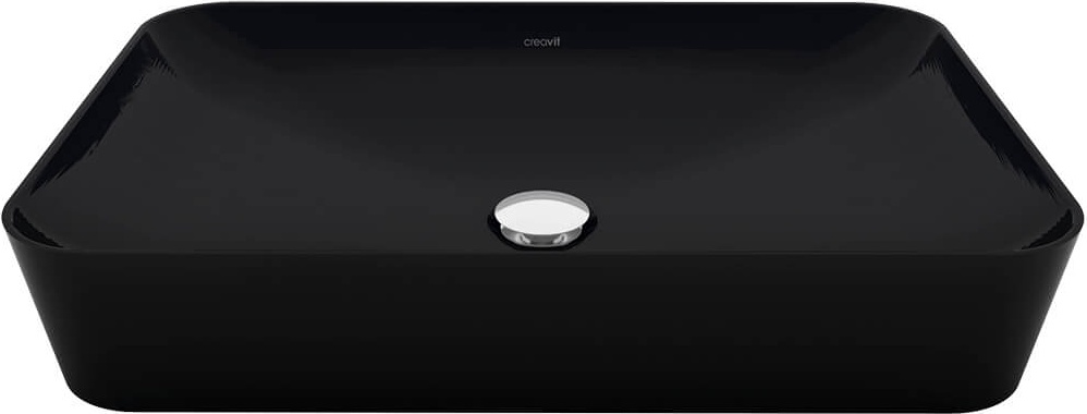 UL060-00SM00E-0000 Раковина меб.(40*60 см) ЧЕРНАЯ МАТОВАЯ Creavit  - Вид №1