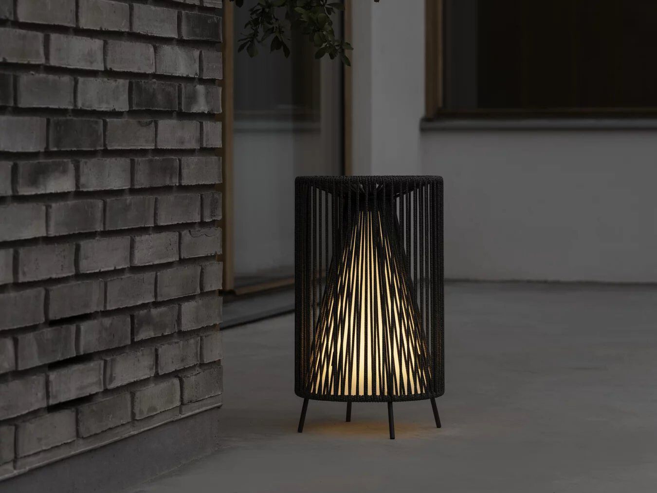 Стальная и веревочная светодиодная напольная лампа blomus Rope ARCH-00130448 - Вид №5