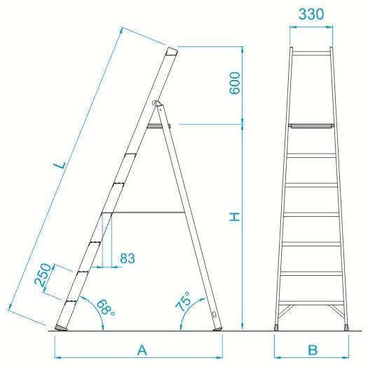 Frigerio Carpenterie Козловая лестница sun-id-1350854 - Вид №3