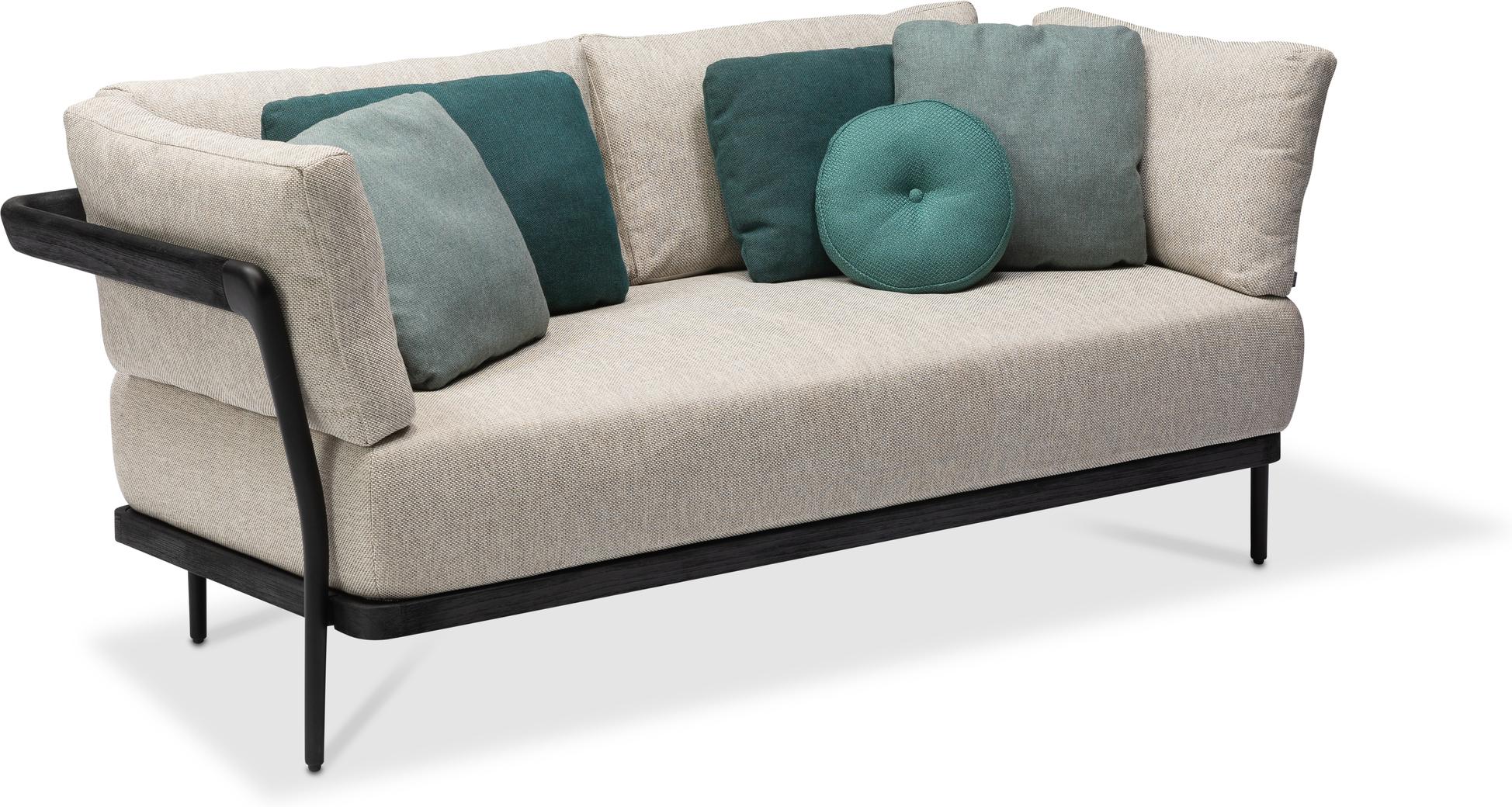 MNST260 2-мест. teak nero pca черный Manutti Flex - Вид №1