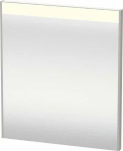 BR700100707 Зеркало с подсветкой Brioso #BR7001 620 x 45 мм Бетонно-серый матовый декор