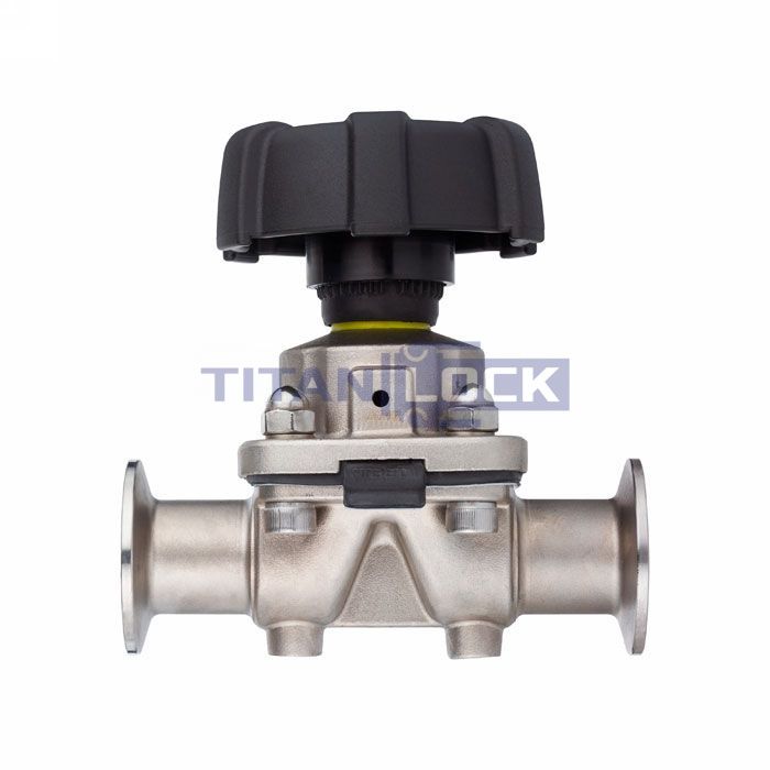 Мембранный клапан нерж.316 типа clamp-clamp, DN32 DIN TL32DVCLSS TITAN LOCK  - Вид №4