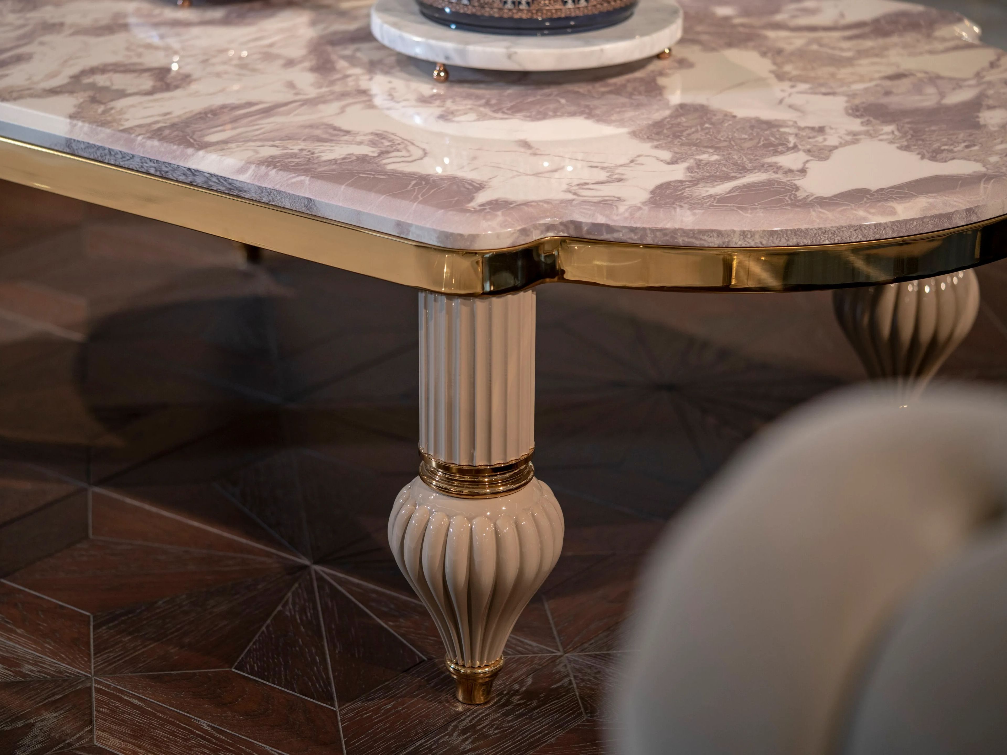 Овальный журнальный столик Zebrano Elsiyum ARCH-00151055 - Вид №7