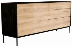 Ethnicraft Комод из дуба с распашными дверцами с ящиками Oak blackbird 051471