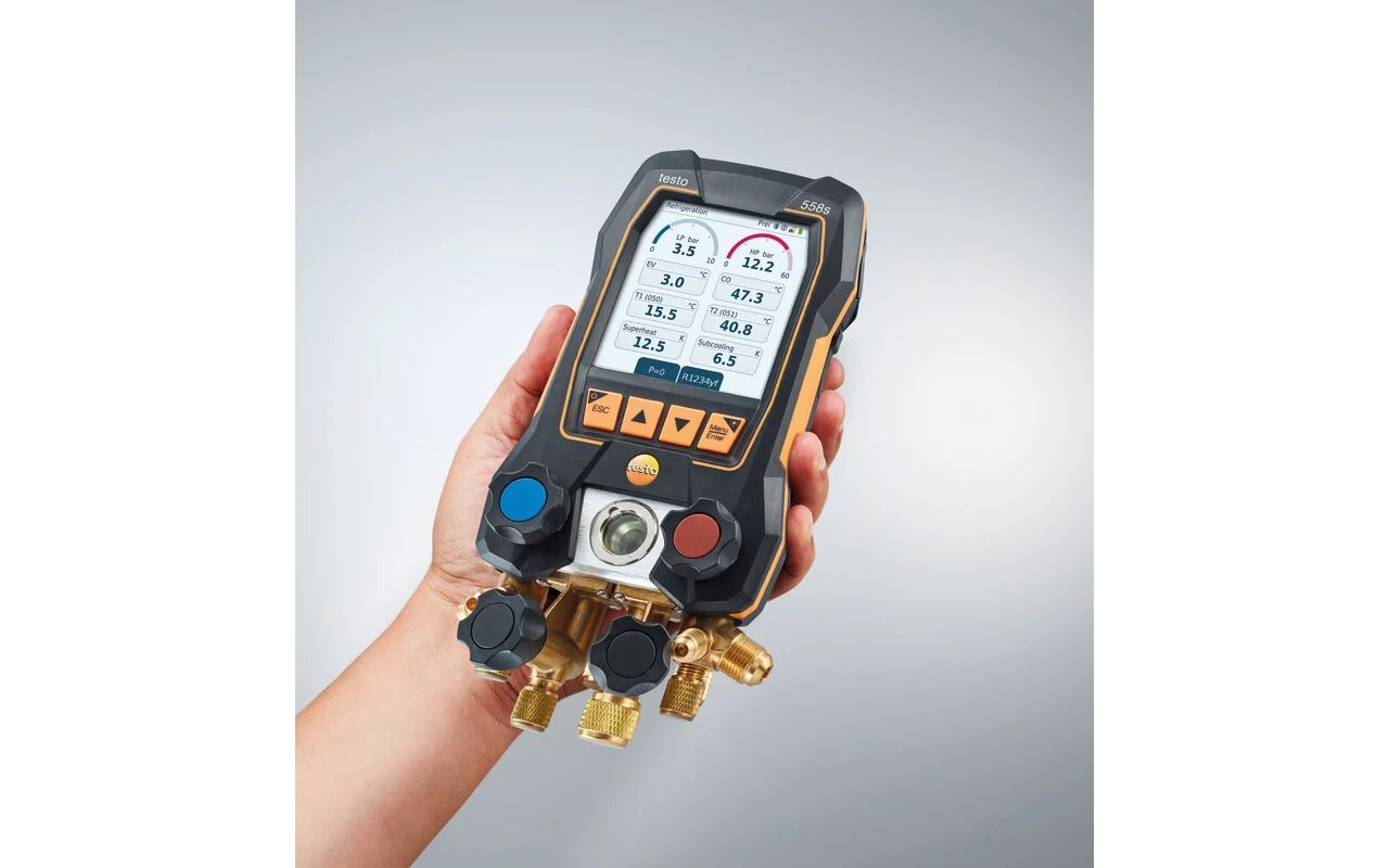 Smart Digital Manifold с беспроводными вакуумными и температурными зондами Testo TESTO 558S KIT SMART VUOTO ARCH-00115468 - Вид №5