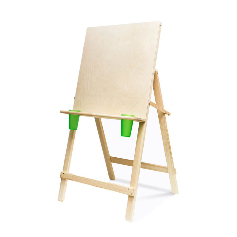 113030 Мольберт "Хлопушка", детская сосна 120х60 см Малевичъ 