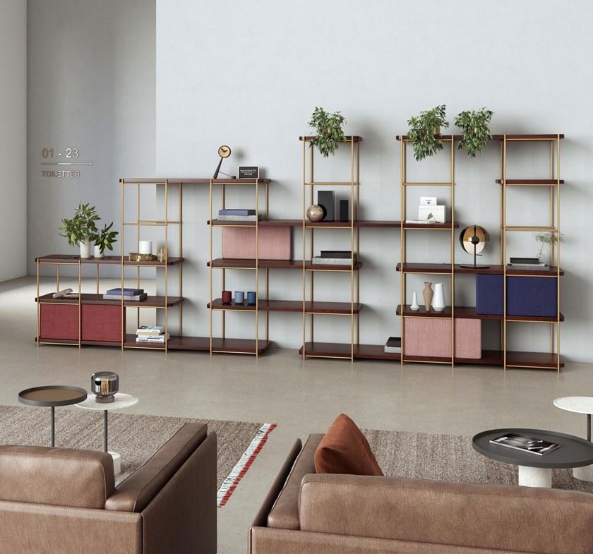 Momocca Книжный шкаф отдельно стоящий модульный Julia Je09 - Вид №4