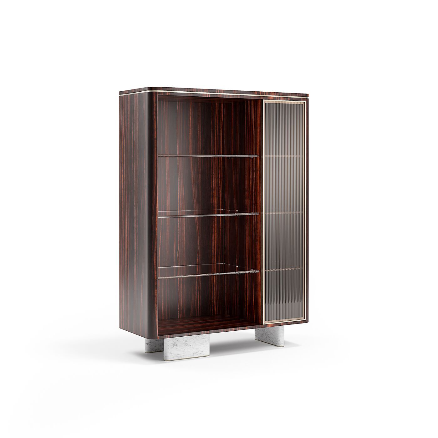 Деревянный и стеклянный шкаф с распашными дверцами Capital Collection Aurelia ARCH-00073283 - Вид №4