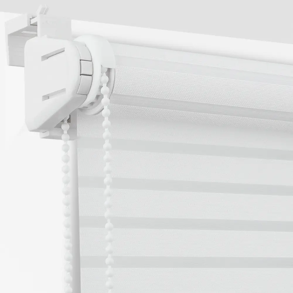 Штора рулонная «Полосы» 40х160 см, цвет белый GARDENA STLM-2071335 - Вид №1