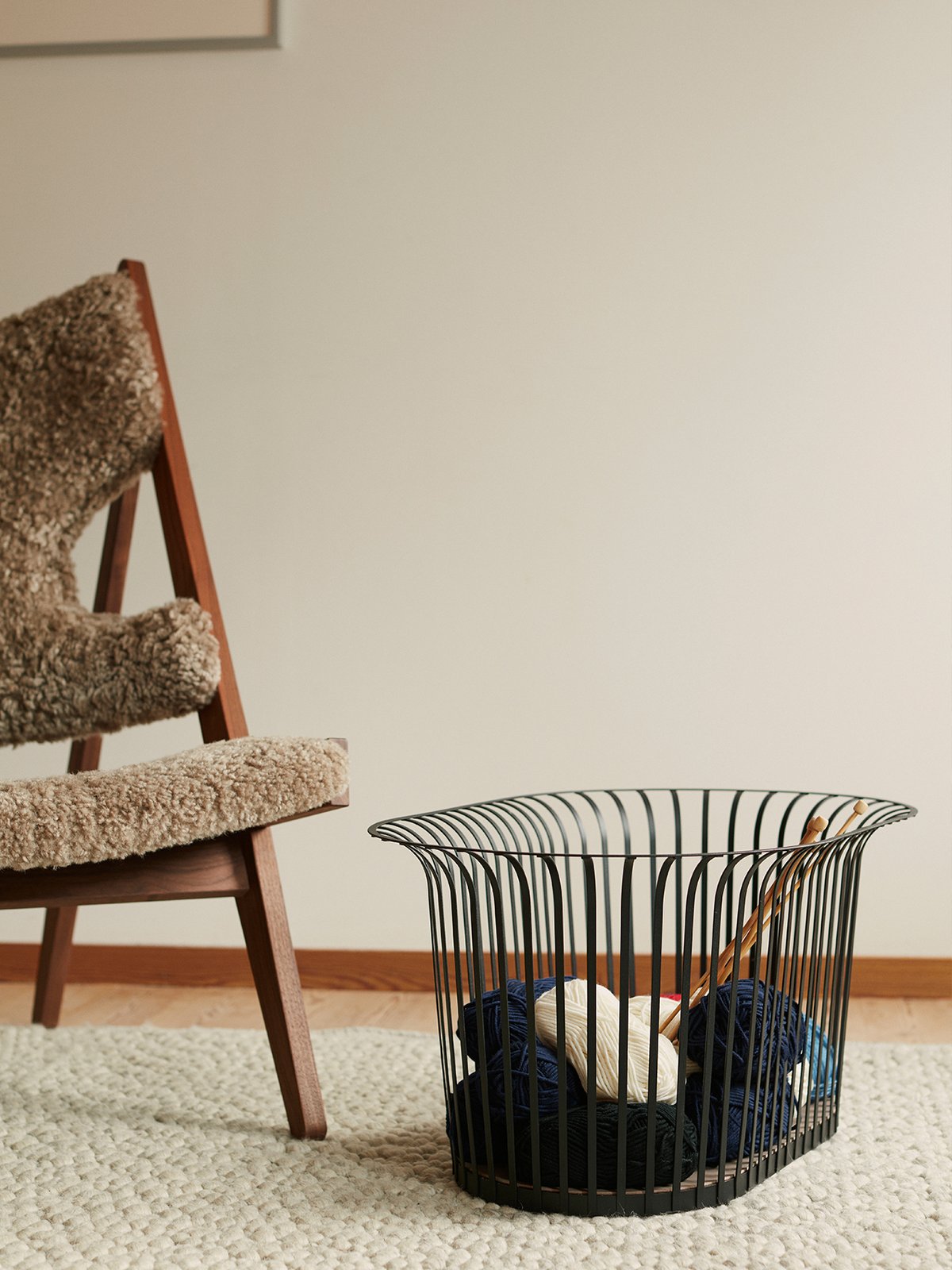 4300649 MENU Ленточная корзина Слоновая кость  - Вид №2