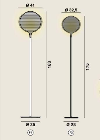 Rotaliana Торшер LED из поликарбоната Flow sun-id-1408754 - Вид №7