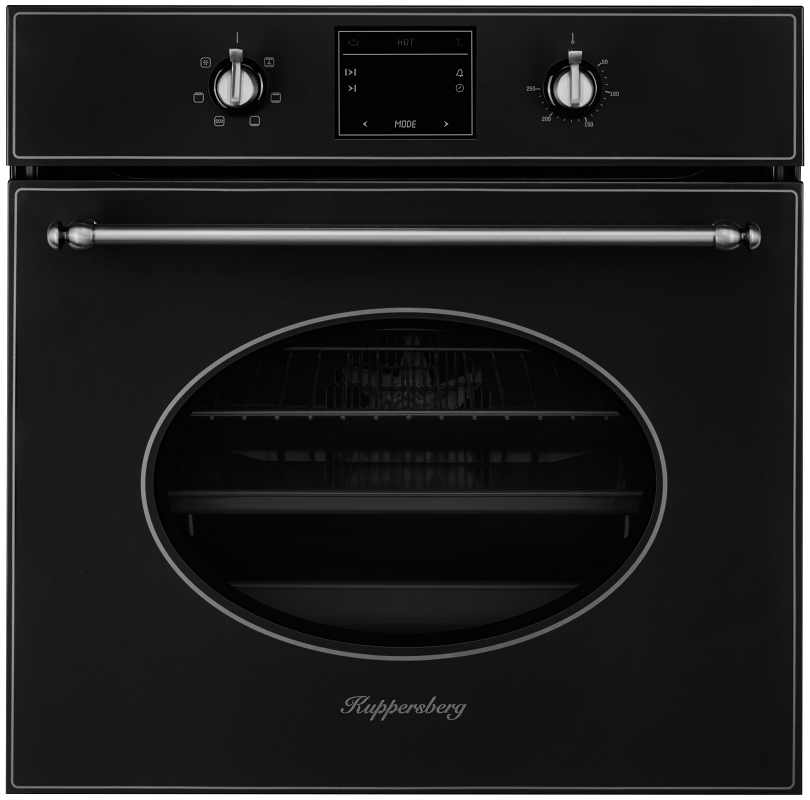 91038706 Электрический духовой шкаф Sr 615 b silver 59.5х59.5х57.2 см цвет черный STLM-0452683 KUPPERSBERG