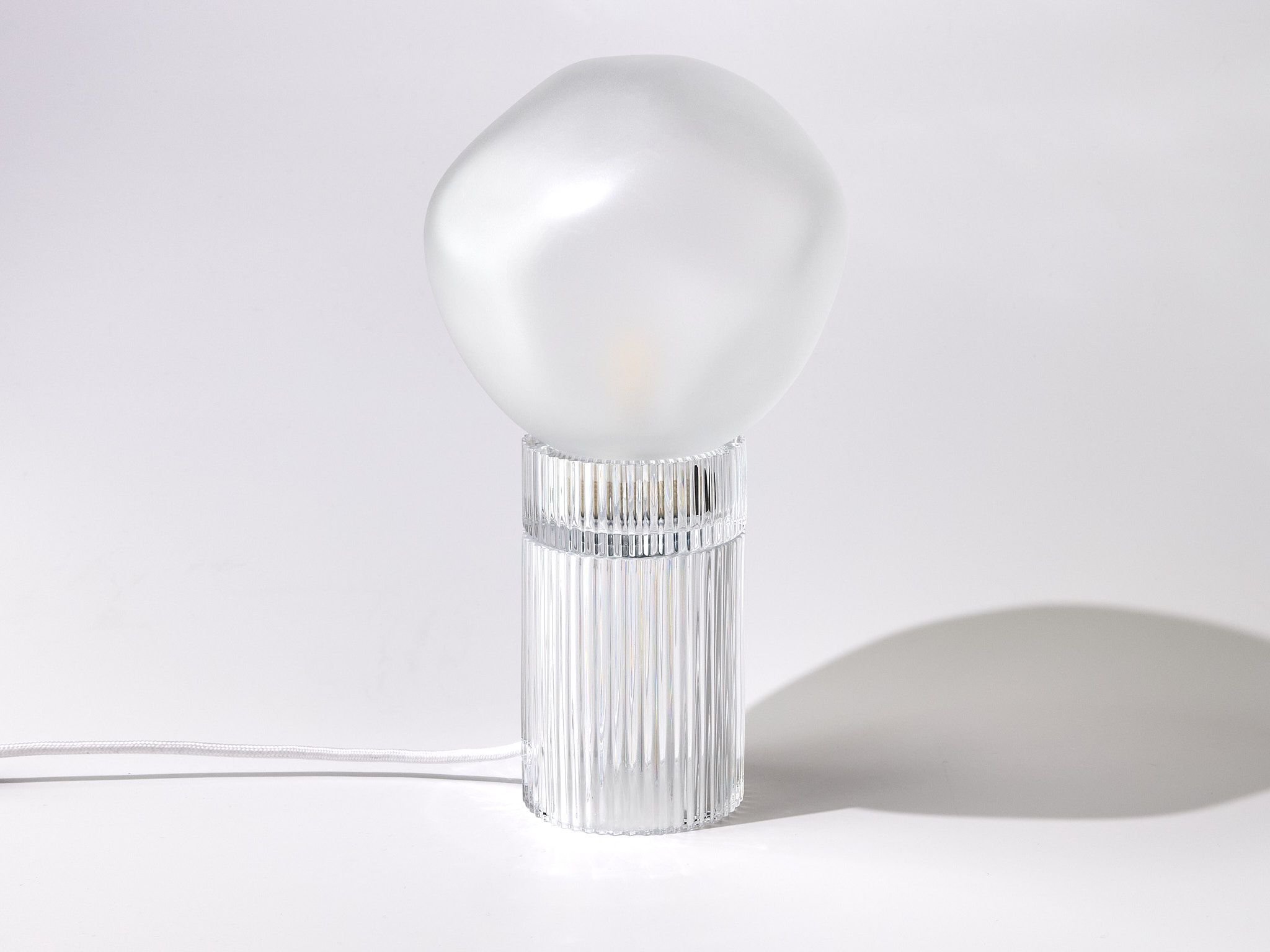 Настольная лампа из дутого стекла Studio Bojola NINA+NUVOLA ICED ARCH-00148773 - Вид №5