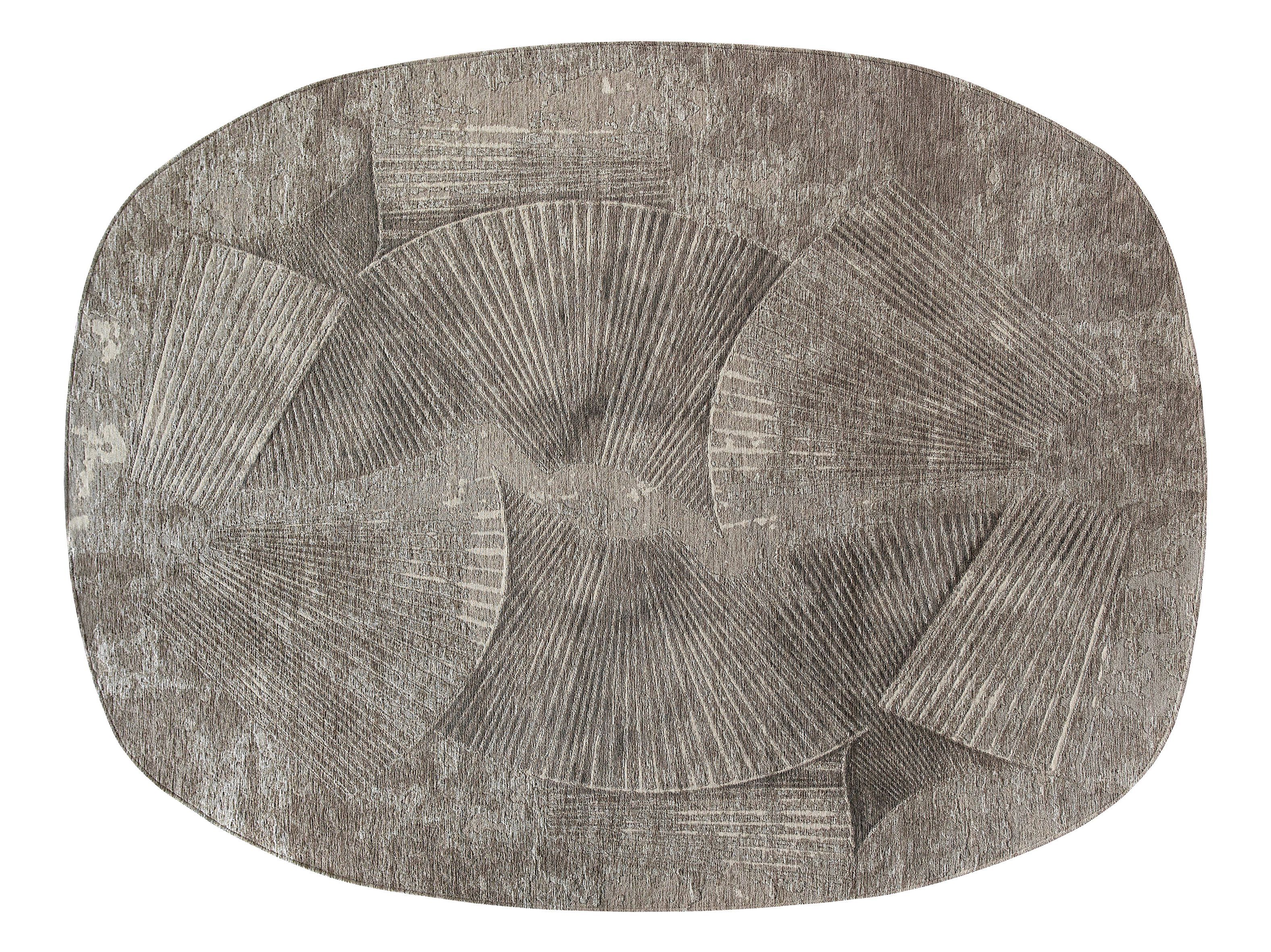 Тканевый узор овальный ковер Cattelan italia SENDAI ARCH-00000084