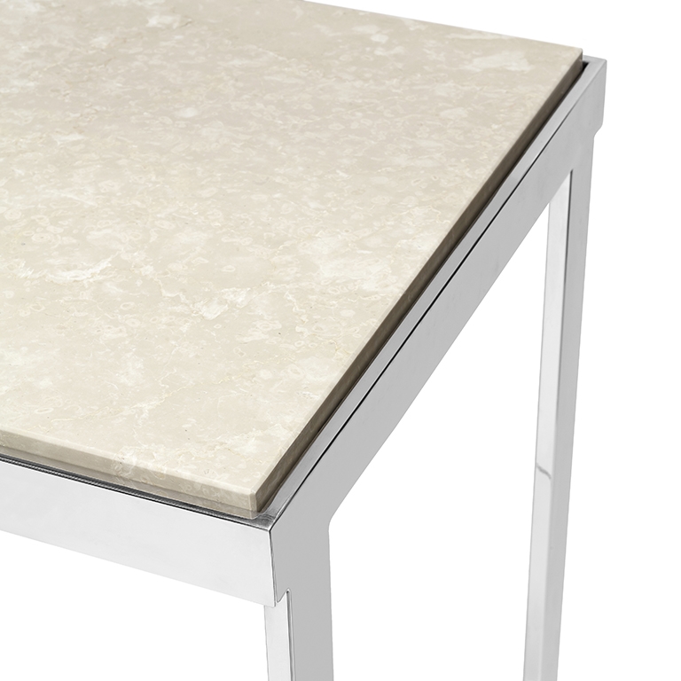 450184-48 ABHIKA КОНСОЛЬ ХРОМО МРАМОР H96,5 152,5X52 BURGUNDY  - Вид №2