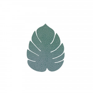 989961 HIPPO pastel green подстаканник лист монстеры 14х12 см, толщина 1,6мм;LIND DNA