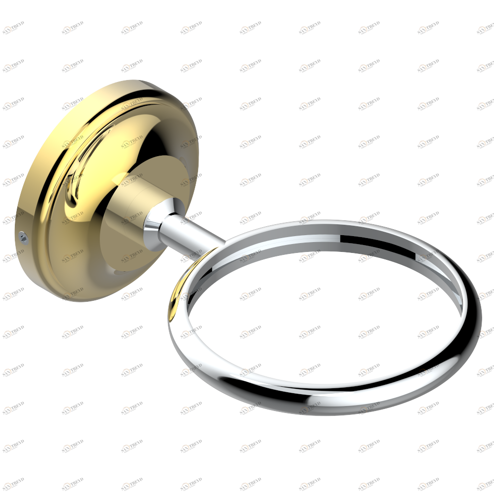 A04-537 Настенный держатель без стакана Thg-paris Broadway с рукоятками Хром/золото A04-537 CAT.A