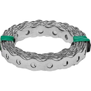 Перфорированная лента волна 17х05 10 м цвет серый