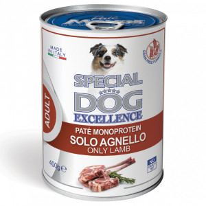 ПР0059877 Корм для собак EXCELLENCE Monoprotein ягненок банка 400г SPECIAL DOG